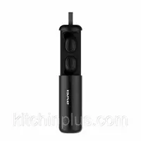 Беспроводные Bluetooth наушники Awei T5 с зарядным чехлом (Черный)
