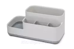 Органайзер пластиковый для ванной Joseph Joseph BATHROOM, 24,9х11,9х11,6 см, серый
