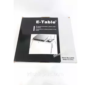 Столик для ноутбука  портативный  складной  с охлаждением E-Table